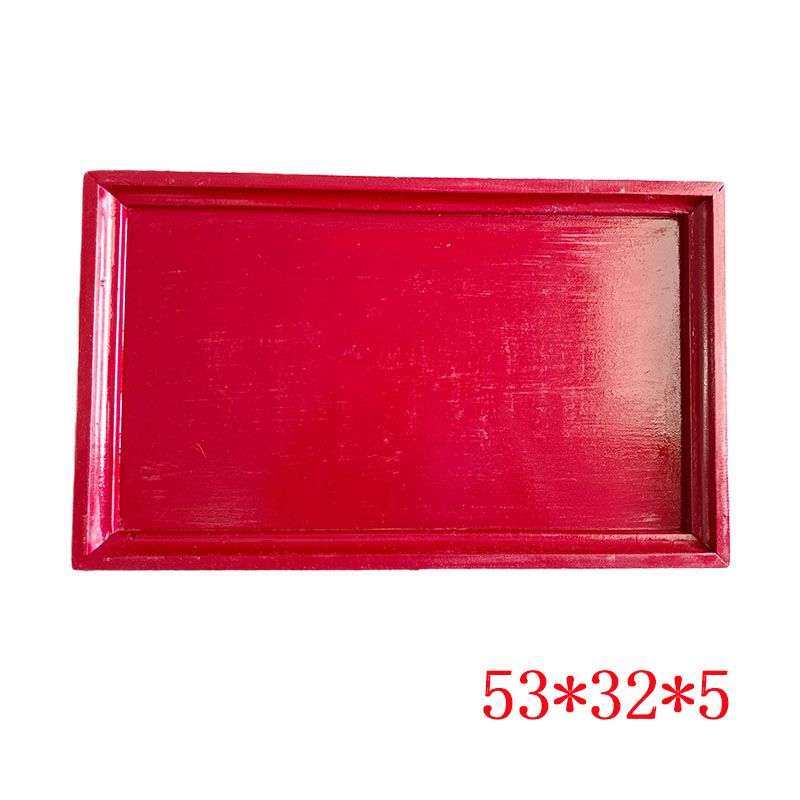 复古式传菜盘托盘酒店饭店婚宴喜宴端菜端饭实木盘农村民俗传统盘