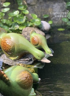 创意田园风格摆件家居饰品客厅装饰品摆件鸭子动物W新房礼品礼物