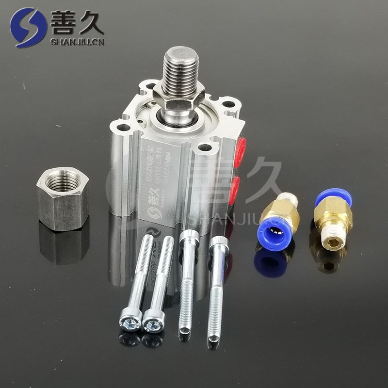 原装善久薄型气缸QGY32*12-B TS 气动胶袋打孔机专用耐用只换不修