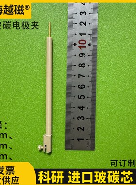 上海越磁 JJ110-Gc 玻碳工作电极夹 防止铂金析氢对体系的干扰