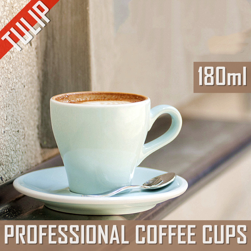 loveramics爱陶乐SCAA/SCAE经典彩色郁金香杯专业咖啡杯配碟180ml