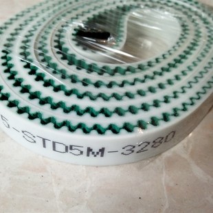 2860钢丝芯齿加绿布防滑S5M 3280 电梯门机同步皮带15STS STD3380
