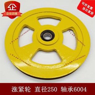 奥 电梯涨紧轮装 240限速器轴承6004适用 250 斯 置SWEET