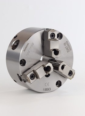 台湾千岛可调试强力型三爪钢壳三爪手动卡盘3DAKT-05 3DAKT-06 08