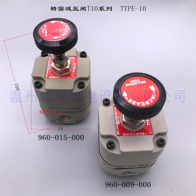 蓝星 T10型精密调压阀960-009-000精密减压阀 保修一年半