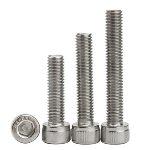 304不锈钢内六角螺丝钉圆柱头加长杯头大全MM1.6M2M2.5 3840