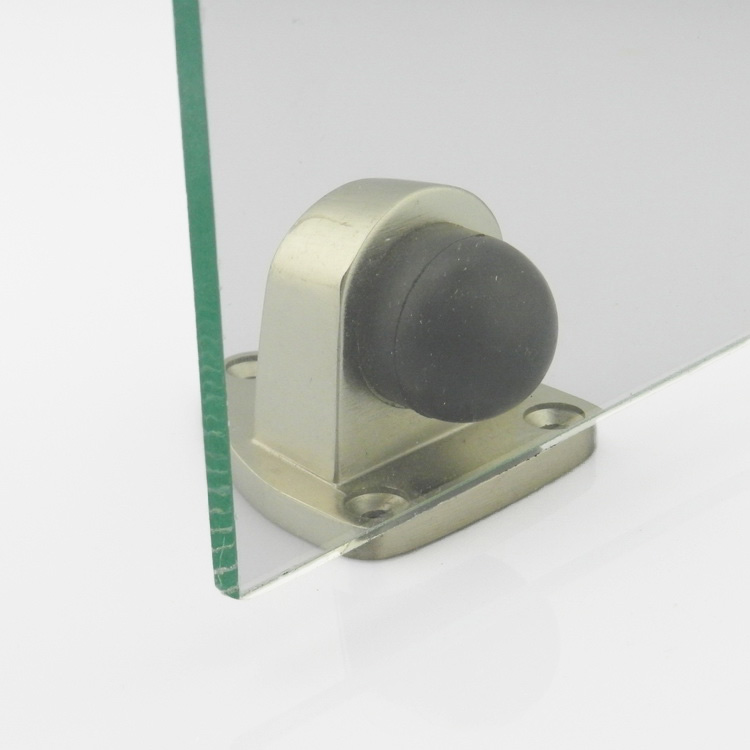 精品锌合金卫生间橡胶门碰门挡 玻璃门碰门顶 门阻 橡胶门挡