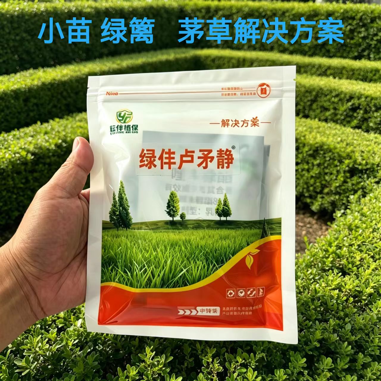 卢矛静绿篱麦冬小苗除茅草马唐稗草牛筋草看麦娘把根草杂除草药剂