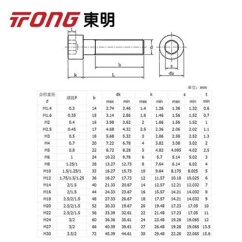 304不锈钢圆柱头半牙内六角螺丝DIN912半牙杯头螺钉栓杆M4M5M6M8