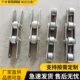 304不锈钢异型输送滚子链条大节距滚珠链条3分4分06b带耳弯板链条