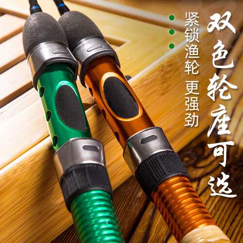 冰钓套装实心软稍冬钓钓竿超轻筏杆迷你小海竿冰钓轮冰钓杆