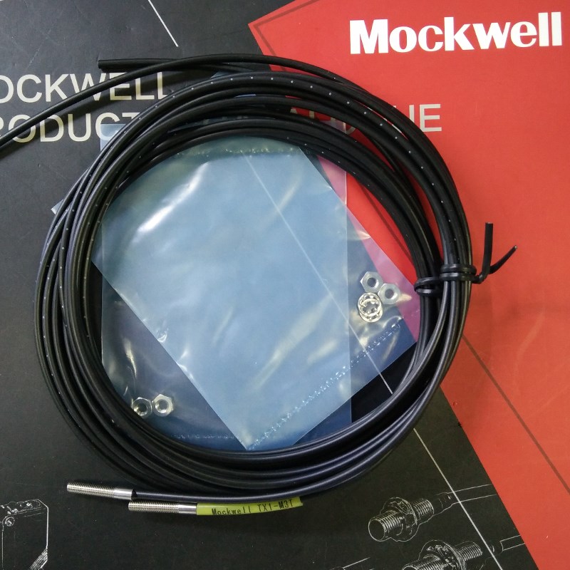 莫克韦尔 TX1-M3T TX1-M4T M3 M4对射型光纤探头传感器 线长1m