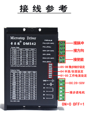 57/86步进电机驱动器DM542 128细分-M542/2M542普菲德现货包邮