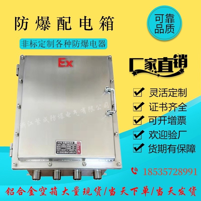 防爆配电箱不锈钢动力控制柜插销检修箱接线端子箱开关电源仪表箱