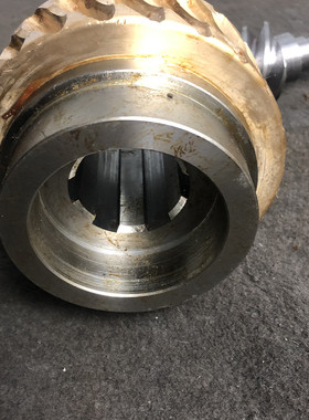 青海二机YB6012B蜗轮蜗杆Z23 L128 6-5012  L93 螺径58