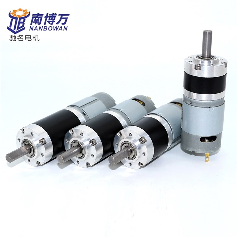 驰名CM28-385行星齿轮 直流减速马达调速低噪音小型电机24v可调速