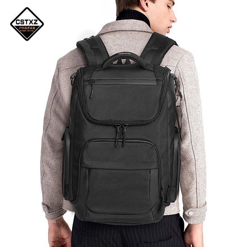 户外双肩背包男15.6寸电脑30L大容量防泼水耐磨商务休闲旅行包女