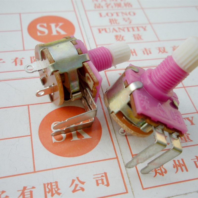 厂家直销WH149带开关电位器B500K/调光灯板用/电位器带开关