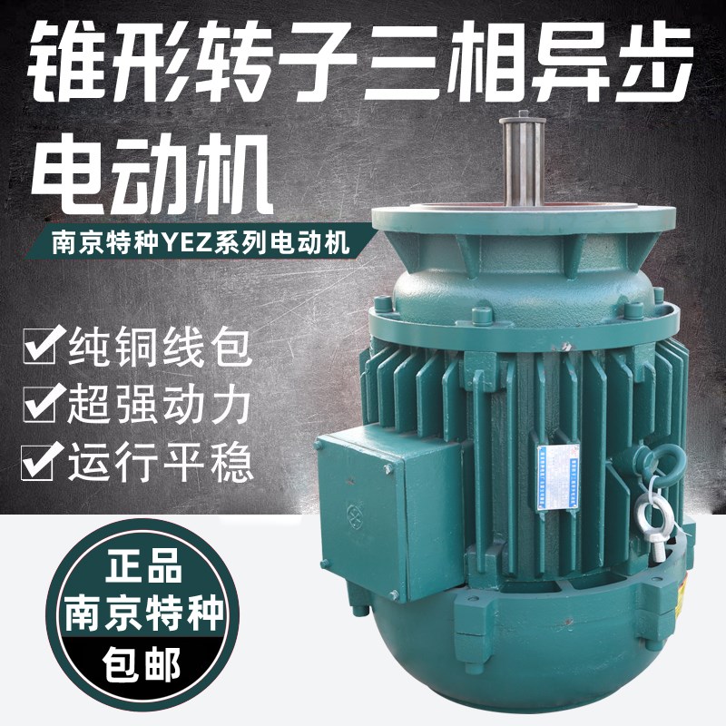 南京特种电机YEZ200L2-6 22KW搅拌站上料专用电机配套BWY BLY XWY
