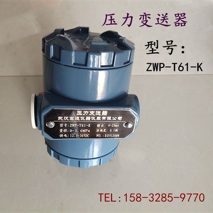 武汉赛途ZWP-T61-K压力变送器压力传感器输出4-20mA量程0-1.6mpa