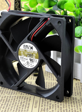 正品AVC 9025 9CM/厘米 D9025B12M 12V 0.3A 2线静音散热风扇