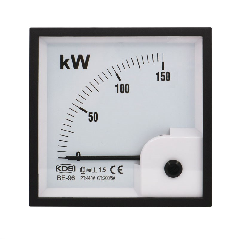 KDSI96*96指针式电表BE-96 150kW 200/5A 440V三相三线有功率表