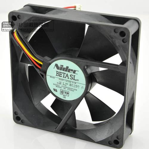 Nidec 9025 9CM D09T-12TS3 01B 12V 0.55A 双滚珠机箱静音风扇