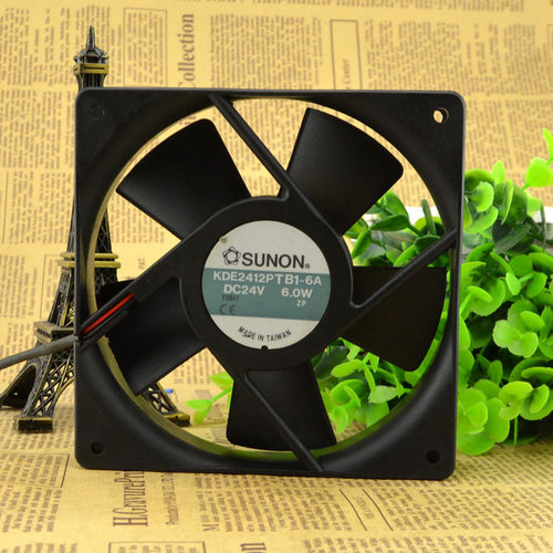 原装正品 建准SUNON  KDE2412PTB1-6A DC24V 6.0W 12厘米 风扇