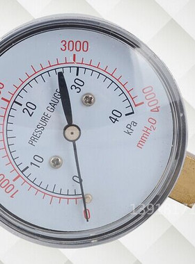 千帕表YE60膜盒压力表. 微压压力表 0-40kpa天然气体流量压力表