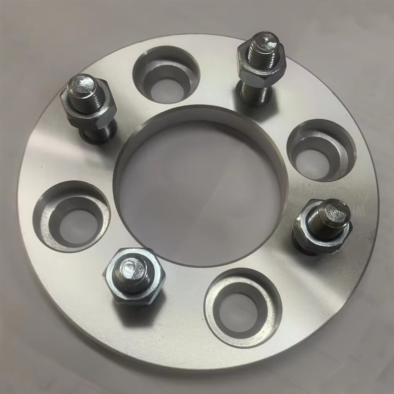 轮毂转换器法兰盘变位器合头4x114.3转A4x100中心孔71mm 厚15-50m
