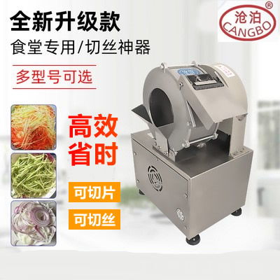 沧泊商用切丝机h电动土豆丝器萝卜刨丝切片神器全自动多功能切菜