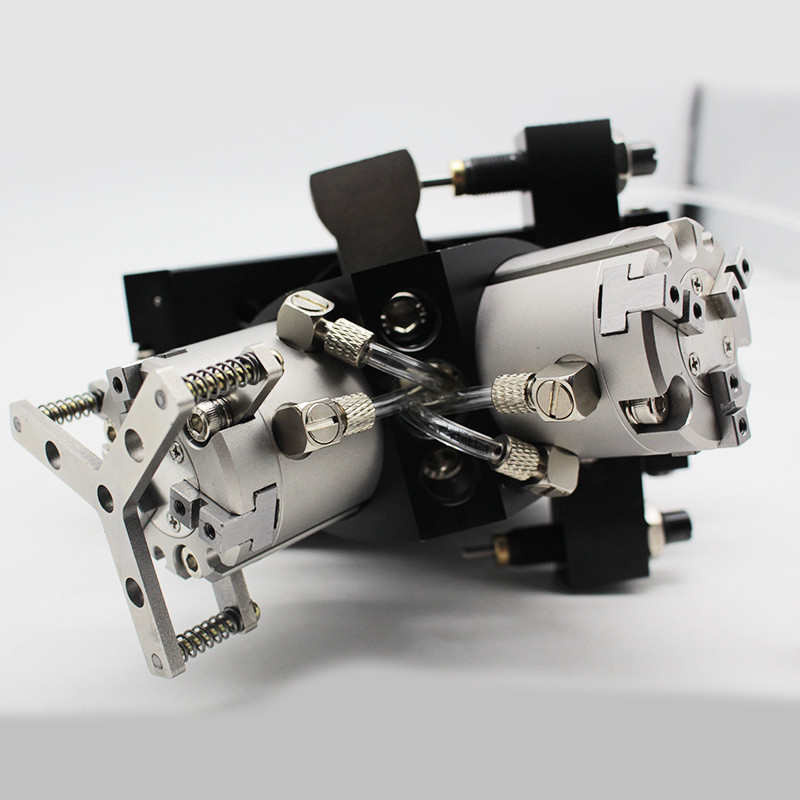 数控机床外置型换向桁架自动化夹持上下气缸料旋转180气动机械手