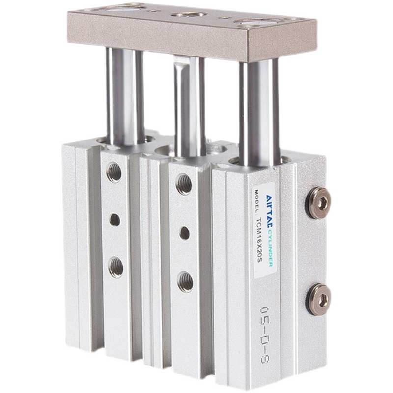 亚德客三轴三杆气缸TCM20/25/32X30X40X50X60X70X75X80X90X100导