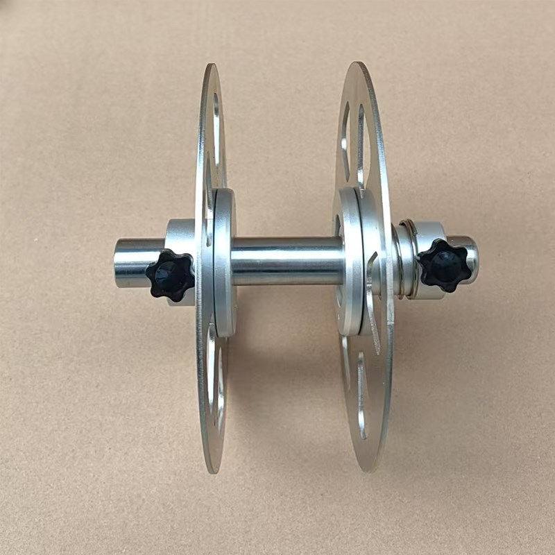 贴标机挡料盘不锈钢固定盘吹膜堵头薄膜卷卡盘缠绕膜拉伸夹料挡圈