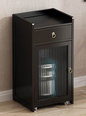 RREA10公L移动带轮机沙发推车边几茶吧烧水壶一体边柜司办茶公室