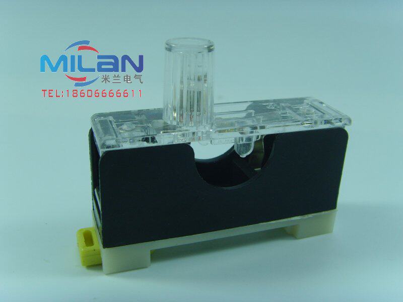 优质 FS10 FS-10 FS-101 熔断器座 卡轨式保险座 带灯