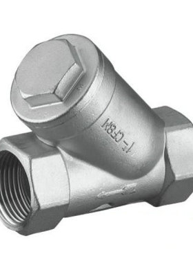 304 丝口不锈钢Y型过滤器 螺纹过滤器DN32 DN40 1寸半 DN50 2寸