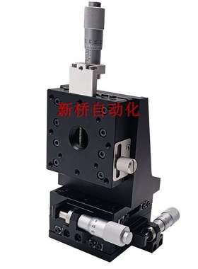 手动交叉滚子导轨微调滑台XYZPG40/60/80千分尺旋钮视觉位移平台