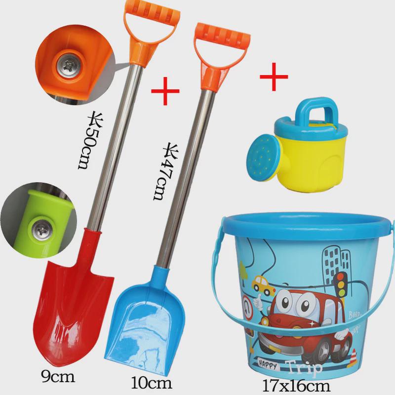 儿童海边加厚宝宝沙滩玩具套装铲塑料铲子和桶挖沙子工具玩沙新款