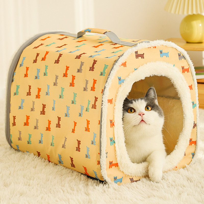 猫窝冬季保暖封闭式秋冬款猫房子狗窝帐篷猫垫子冬天流浪猫窝猫屋