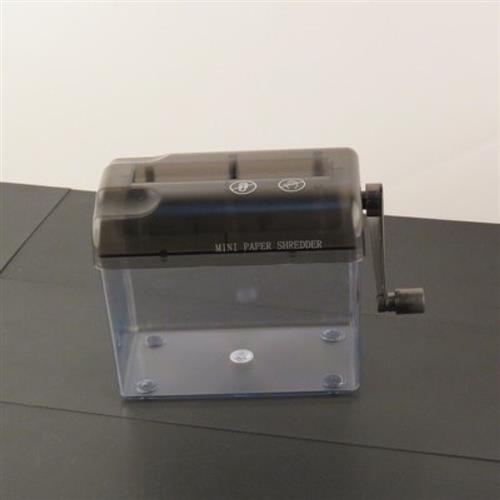 恒旦A4碎纸机h迷你小型办公手摇F手动电动段状家用文件粉碎机