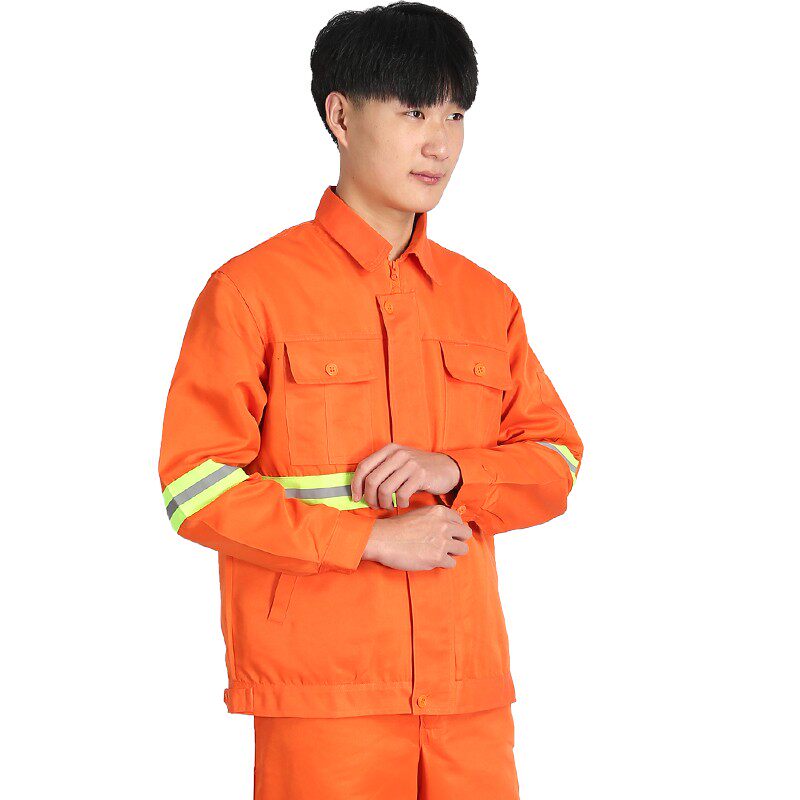 环卫工作服园林绿化套装保洁工z人长袖工作服春秋装公路施工养护