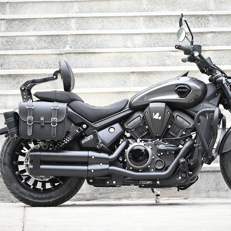 适用奔达黑旗500改装保险杠折叠靠背防水快拆边包货架排挡杆配件