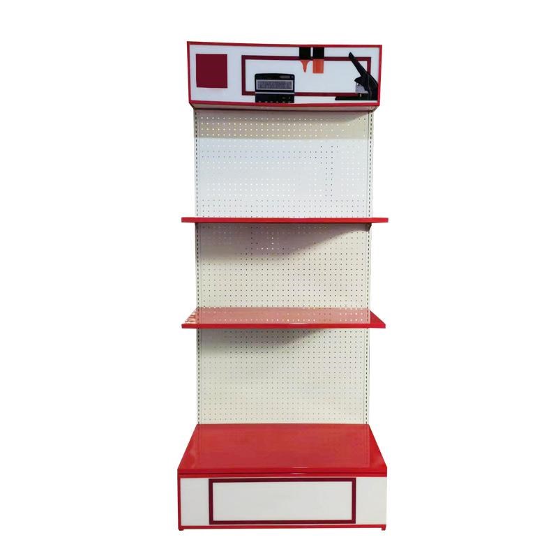 洞洞板超市展示架便利店文具店货架物料展架陈列架手机配件展示架