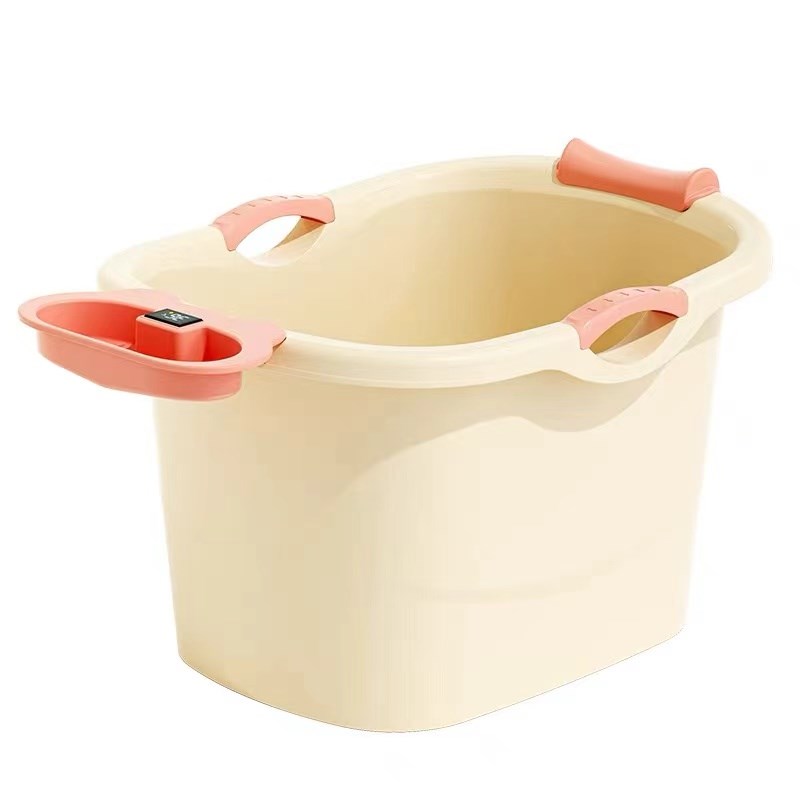 宝宝洗澡桶儿童泡澡桶婴儿浴桶可坐沐浴桶家用浴盆婴儿洗澡盆大号