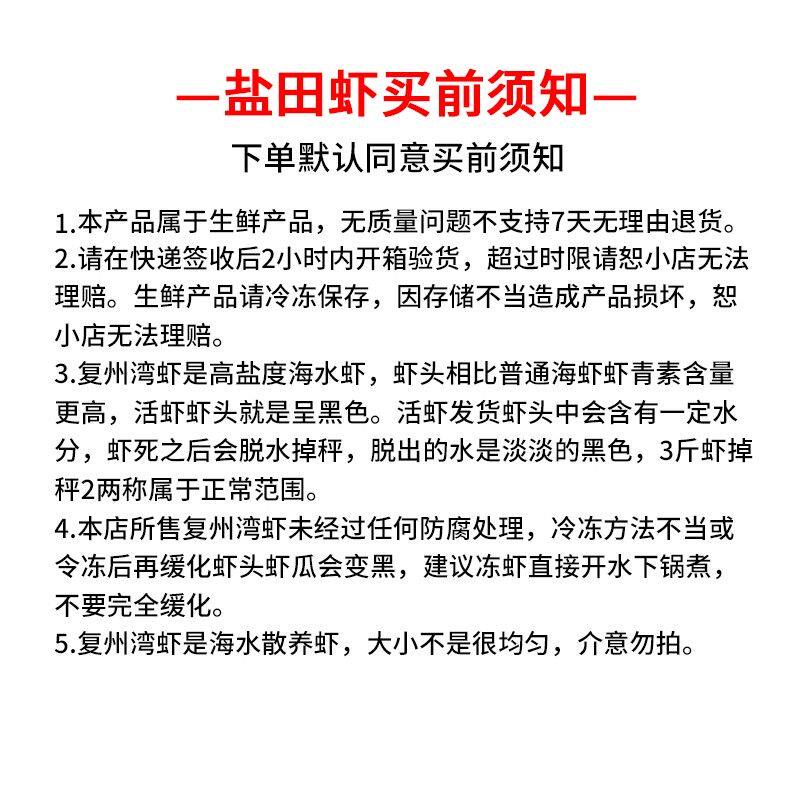 起伦专属【大连盐业】今天发货 复洲湾盐田虾23-28只/每斤 鲜虾活