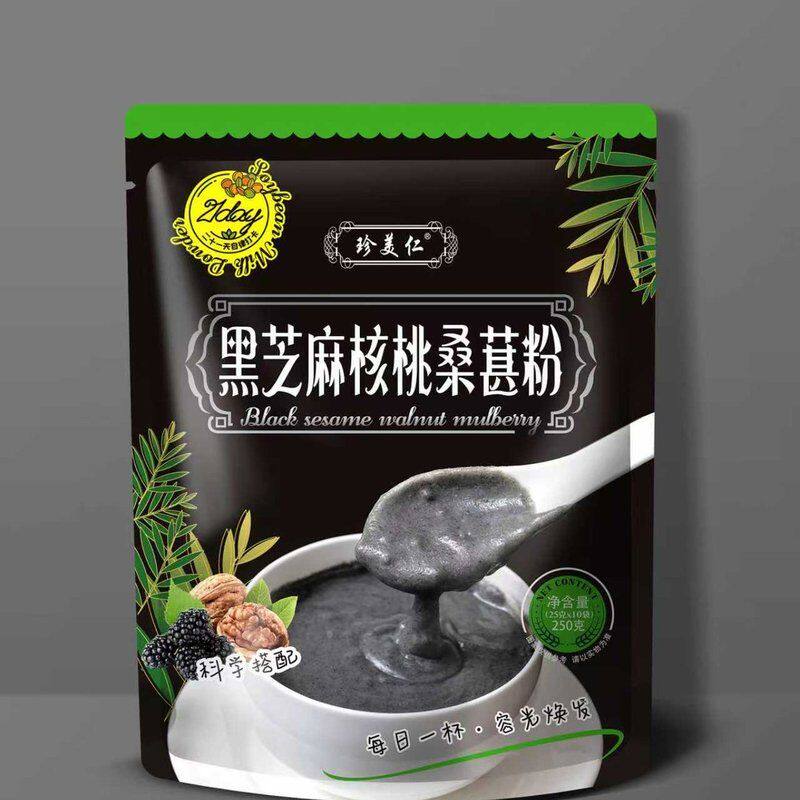 礼盒装黑芝麻核桃桑葚粉