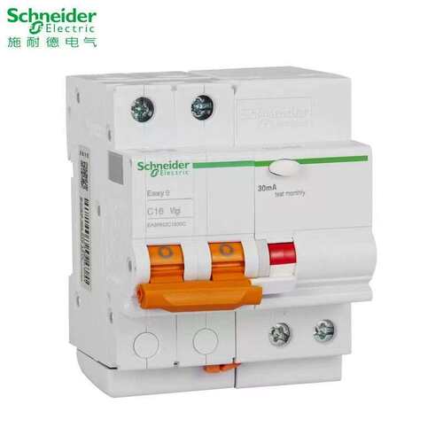 施耐.德EA9RN空气开关带漏电保护断路器 2P3P4PC10A6A25A32A 30mA
