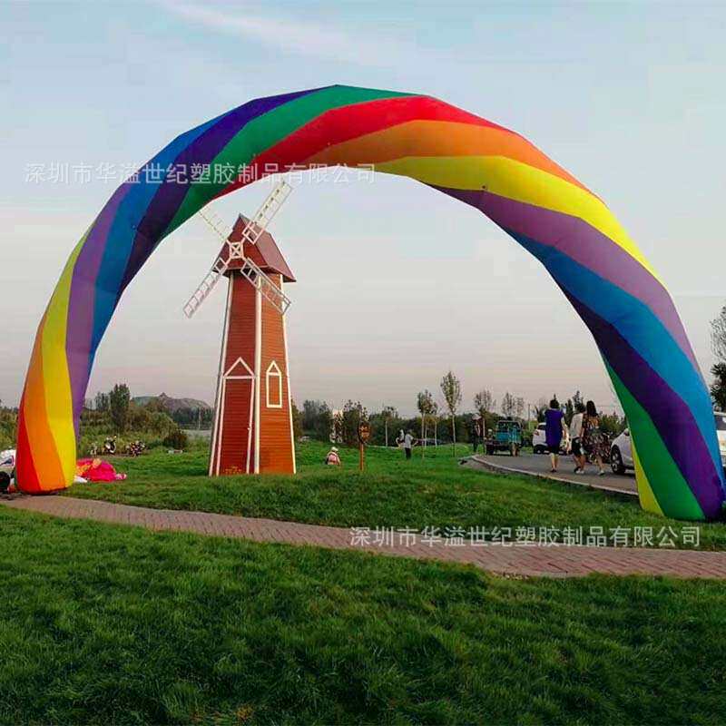 订制各种造型充气拱形门 开业活动充气模型 广告仿真模型订制厂家