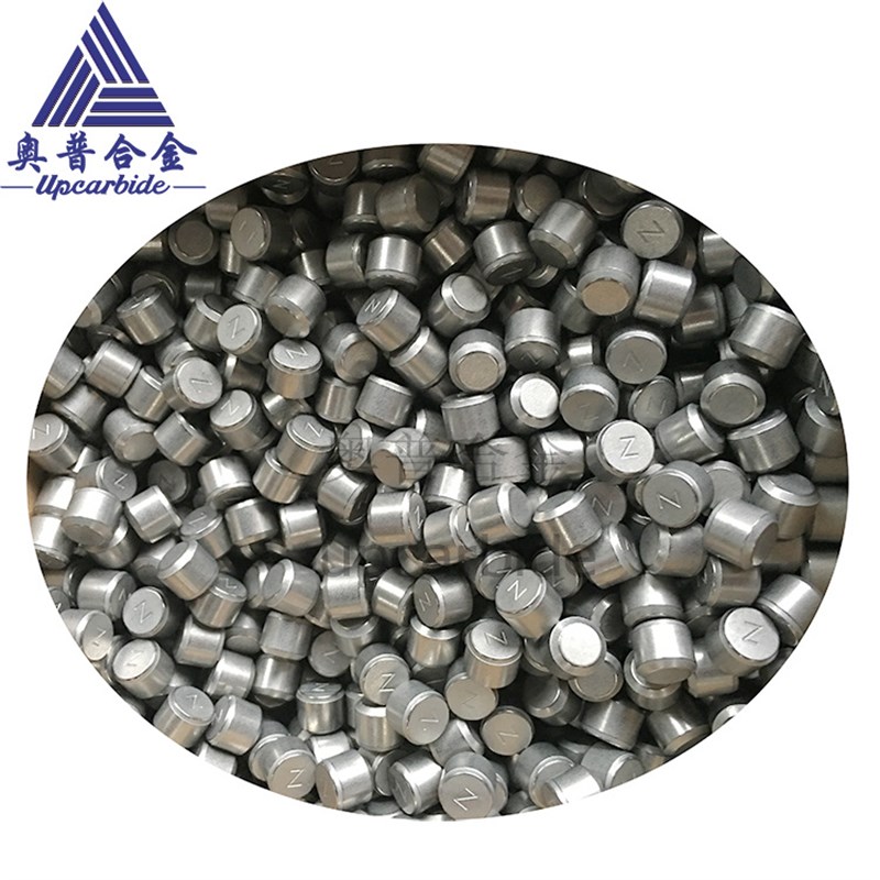 碳化钨钴平头齿 油田钻头平r顶齿 合金头 双面倒角 14.6*3.9mm